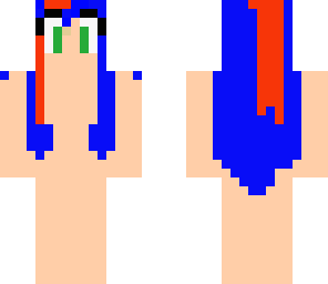 blue and red hair base