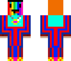 rainbow face