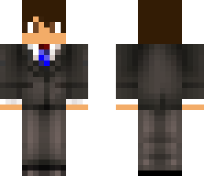blue suit