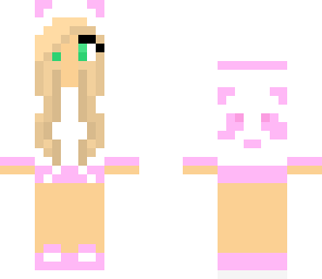 white panda girl