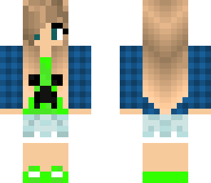 creeper flannel girl