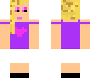 purple and pink girl