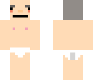 old man in a diaper 