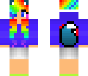 rainbow wolf youtuber girl