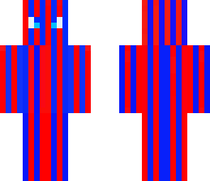 red and blue person