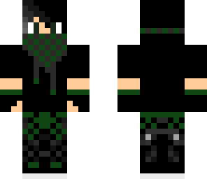 green hoodie