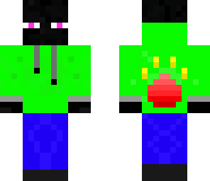 green hoodie enderman