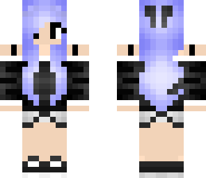 purple hair girl