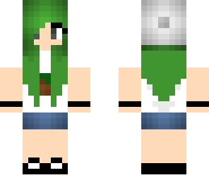 minecraft casual girl