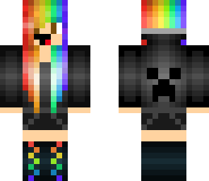rainbow girl