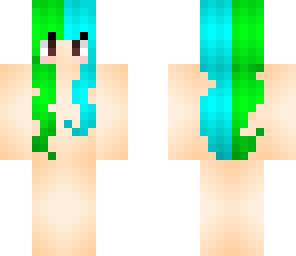 blue and green hair base