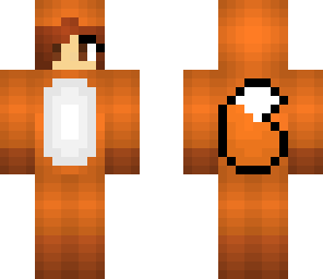 fox girl onesie