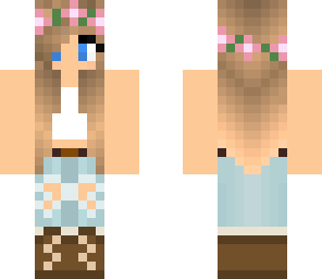summer flower girl