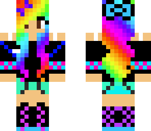 rainbow girl