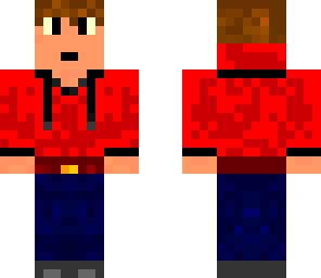 red hoodie boy
