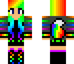 rainbow girl