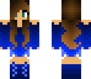 blue decorative shirt