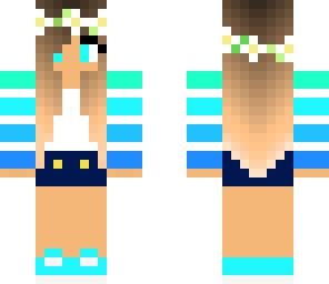 cute blue girl