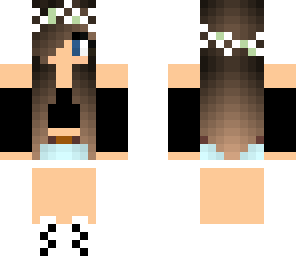 cute flower girl skin