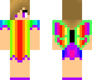 rainbow fairy girl