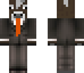 cow in a suit