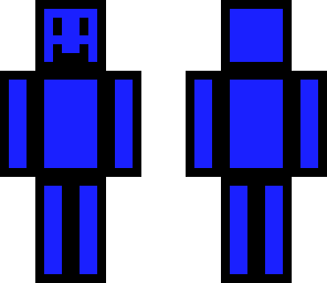 blue cube happy