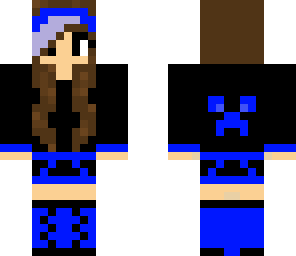 blue creeper girl