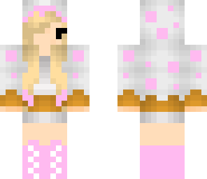 twin pink cake chibi