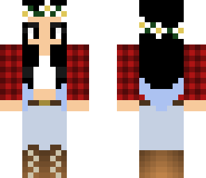 black hair beanie girl