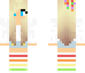 blue eyed rainbow stripe