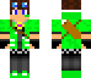 cool green teen w engineer glasses