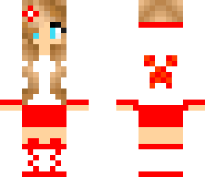 cute girls - blood red girl