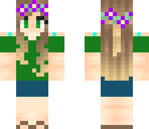 flower-crowned girl
