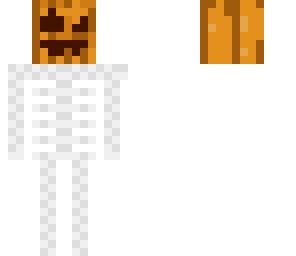 skeleton with pumpkin help needed