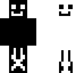 black and white