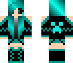 edited dark creeper girl