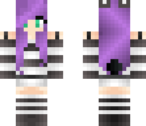 editied purple hair girl