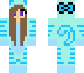 blue tiger onesie