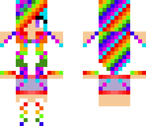 rainbow girl