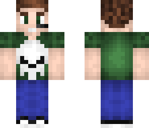 skin with skull