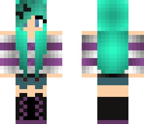 blue haired girl ooo can we reach 20 likes