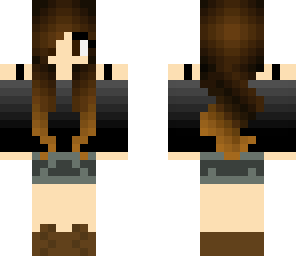 dark hair ombre girl