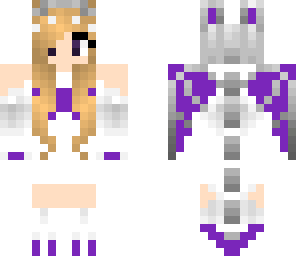 pretty purple dargon girl
