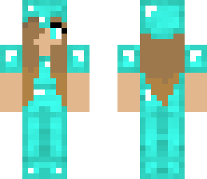 girl with diamond armour 