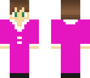 teen boy in pink tux