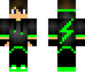 green and black guy