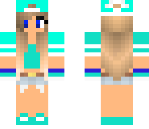 blue skin girl