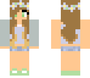 flower crown girl