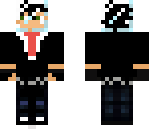 tuxedo with glass head seb