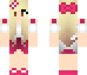 cute tomboy in a dress bow included